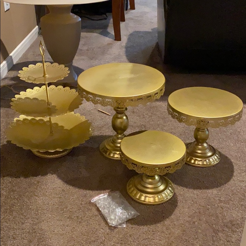 Set of 4 cake stand